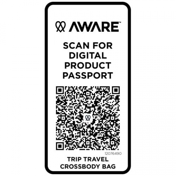 Trip Aware™, torba na ramię wykonana z materiałów z recyklingu, 1 l