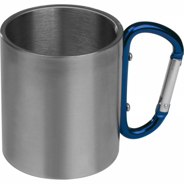 Kubek metalowy z karabińczykiem 200 ml ANGELICA