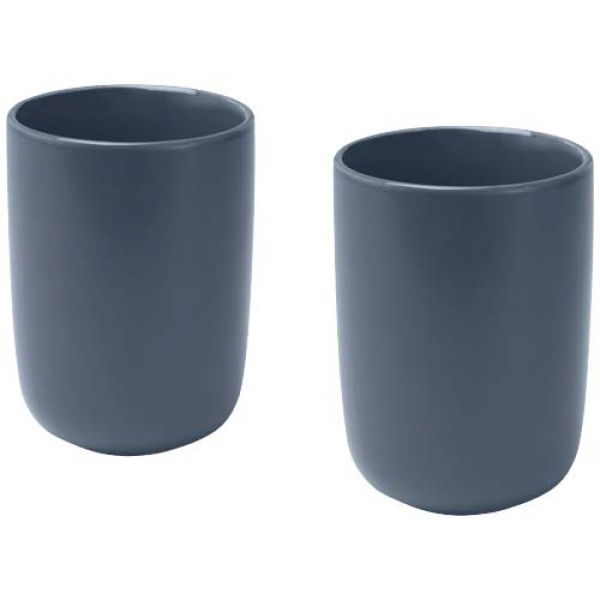 Male kubki ceramiczne o pojemności 350 ml - zestaw 2 sztuk