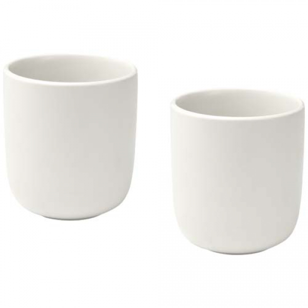 Male kubki ceramiczne o pojemności 200 ml - zestaw 2 sztuk