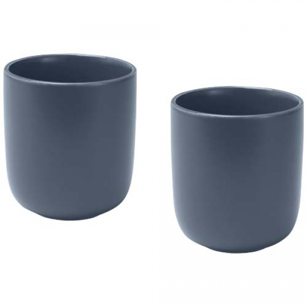 Male kubki ceramiczne o pojemności 200 ml - zestaw 2 sztuk