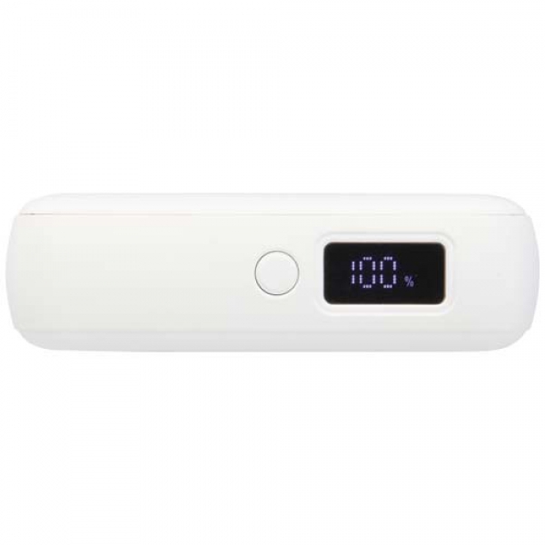 Acrux powerbank do tabletu o pojemności 10 000 mAh i mocy 35 W z wbudowanym kablem typu C - wykonany z tworzyw sztucznych poc