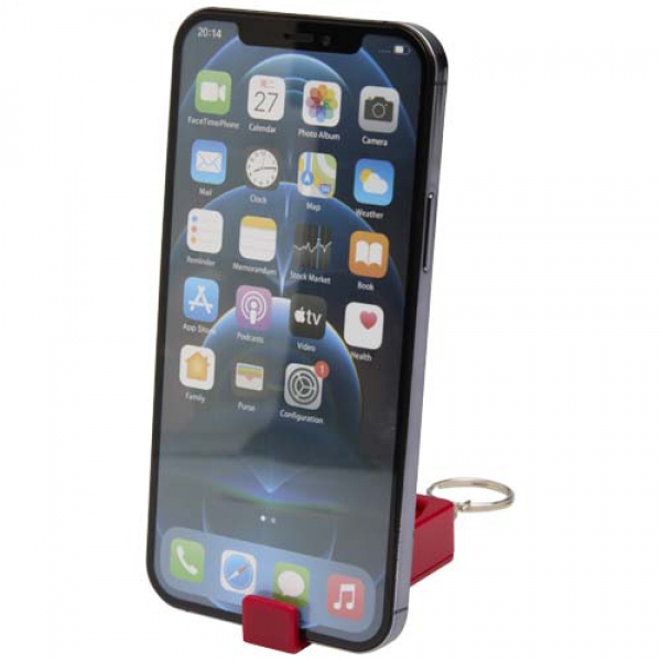 Aggia podstawka pod telefon z recyklingowanego tworzywa sztucznego z sensoryczną zabawką antystresową