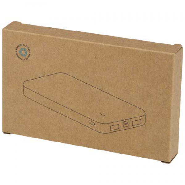 Intan powerbank o pojemności 10 000 mAh i mocy 10 W z tworzyw sztucznych pochodzących z recyklingu
