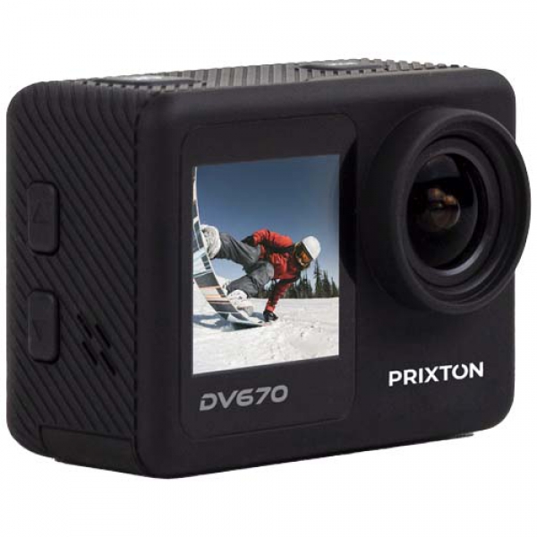 Prixton DV670 kamera sportowa 4K z dwoma ekranami