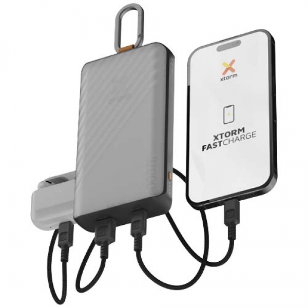 Xtorm XG2S101 Go2 powerbank solarny o pojemności 10.000 mAh i mocy 15 W ze światłem 