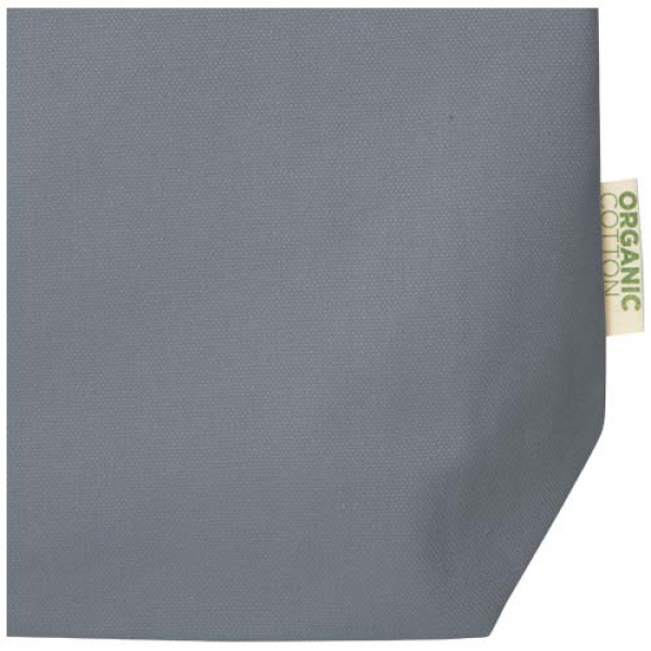 Odisha organiczna torba na zakupy z certyfikatem OCS o gramaturze 270 g/m², 10 l 