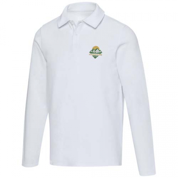 Apollo koszulka polo z długim rękawem, uniseks 245 g/m²