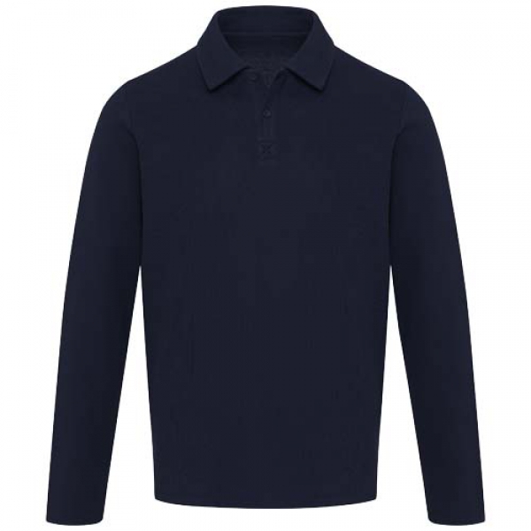 Apollo koszulka polo z długim rękawem, uniseks 245 g/m²