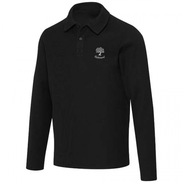 Apollo koszulka polo z długim rękawem, uniseks 245 g/m²