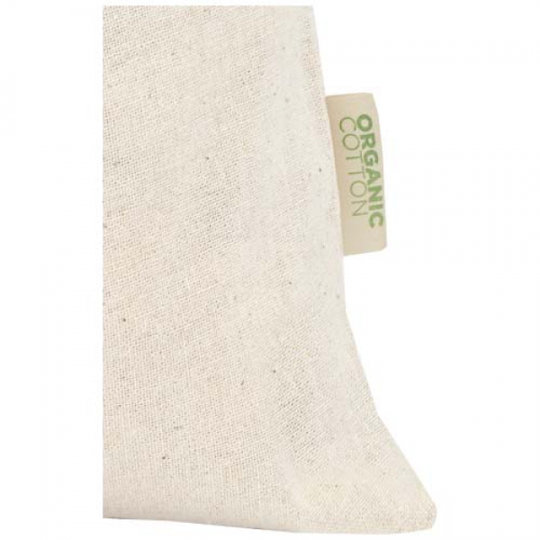 Odisha organiczna torba prezentowa z certyfikatem OCS o gramaturze 140 g/m² — 30 x 25 cm