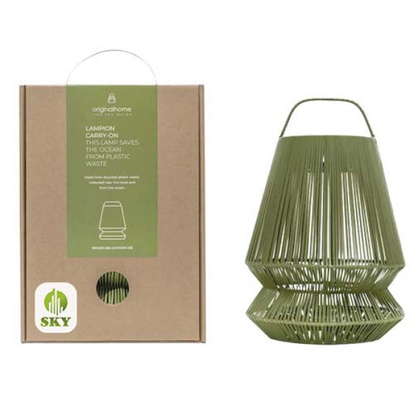 Originalhome Lampion przenośny abażur z recyklingu
