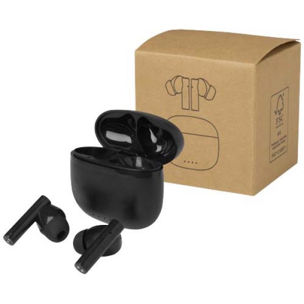 Alterf zestaw słuchawkowy True Wireless z technologią Bluetooth® z tworzyw sztucznych pochodzących z recyklingu i silikonowym
