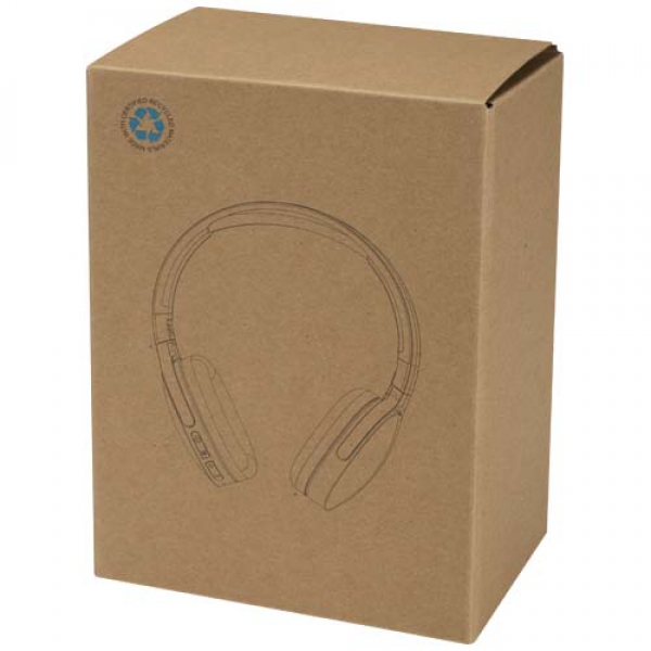 Ancha bezprzewodowy zestaw słuchawkowy Bluetooth® wokółuszny z tworzyw sztucznych pochodzących z recyklingu