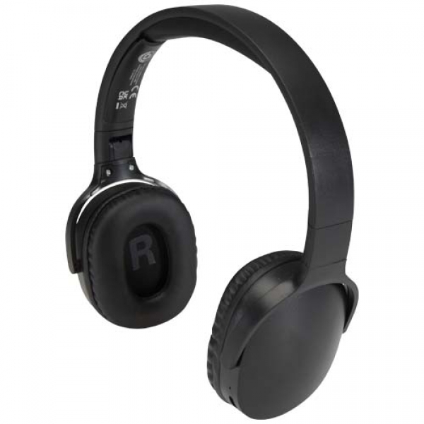 Ancha bezprzewodowy zestaw słuchawkowy Bluetooth® wokółuszny z tworzyw sztucznych pochodzących z recyklingu