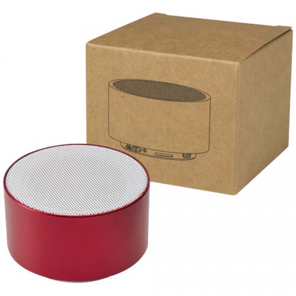 Ankaa bezprzewodowy głośnik Bluetooth® o mocy 3 W z recyklingowanego aluminium