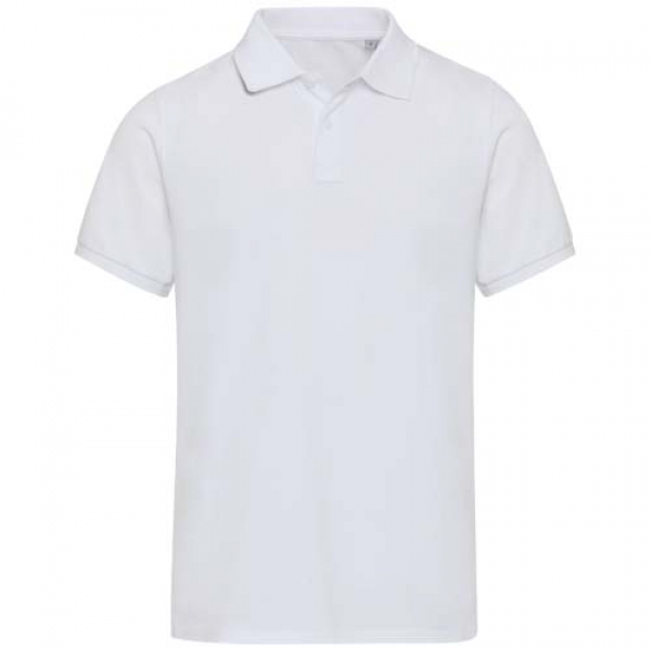 Beryl naturalna koszulka polo z recyklingu z krótkim rękawem, unisex, o gramaturze 220 g/m²
