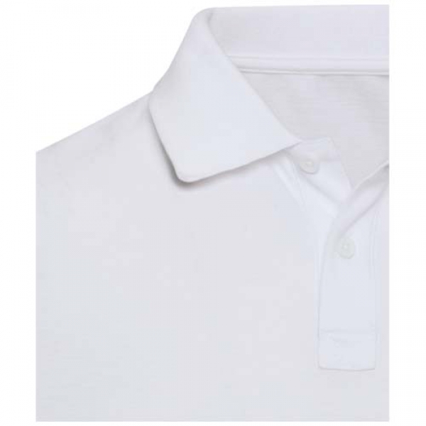 Beryl naturalna koszulka polo z recyklingu z krótkim rękawem, unisex, o gramaturze 220 g/m²