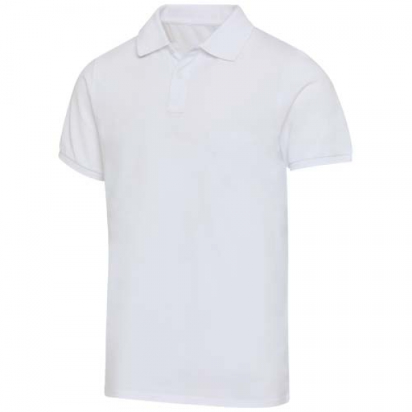 Beryl naturalna koszulka polo z recyklingu z krótkim rękawem, unisex, o gramaturze 220 g/m²