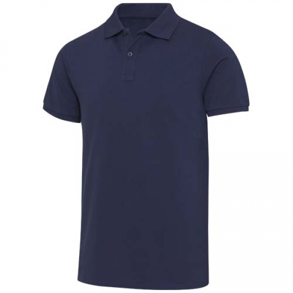 Beryl naturalna koszulka polo z recyklingu z krótkim rękawem, unisex, o gramaturze 220 g/m²