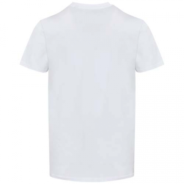 Balfour organiczna koszulka unisex z krótkim rękawem i dekoltem w serek, wykonana z materiału o gramaturze 200 g/m², z certyf