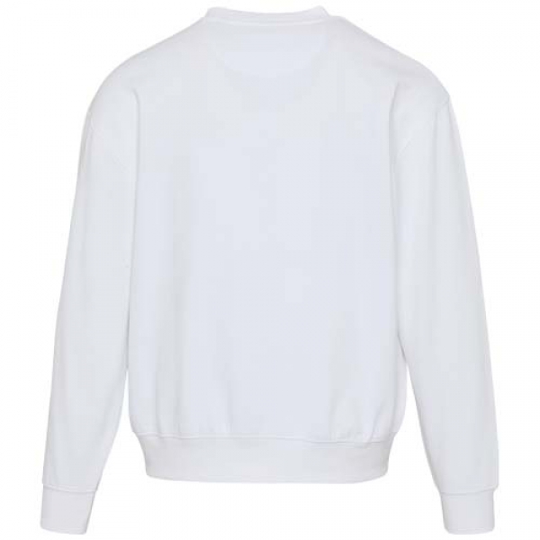 Boris 280 g/m2 sweter unisex z organicznego materiału z certyfikatem OCS o luźnym kroju i z okrągłym dekoltem