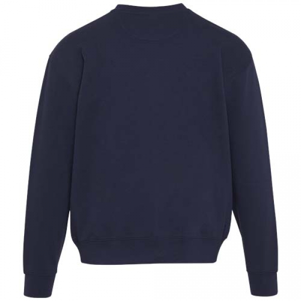 Boris 280 g/m2 sweter unisex z organicznego materiału z certyfikatem OCS o luźnym kroju i z okrągłym dekoltem