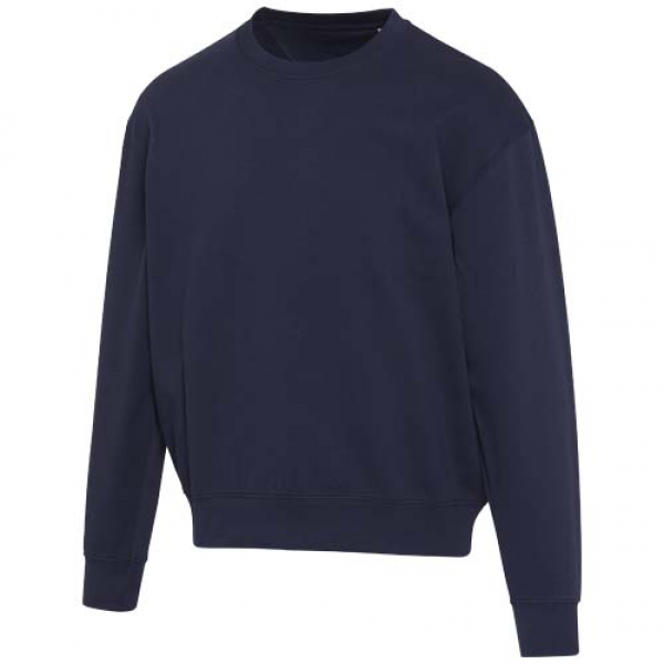 Boris 280 g/m2 sweter unisex z organicznego materiału z certyfikatem OCS o luźnym kroju i z okrągłym dekoltem