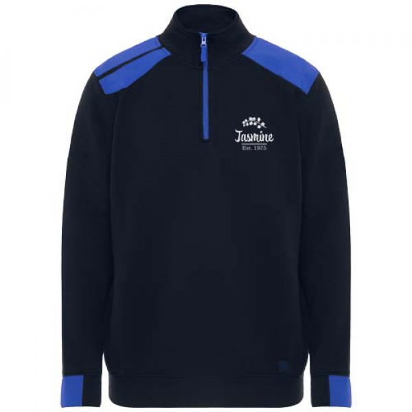 Maverick 280 g/m2 męski sweter z zamkiem błyskawicznym do połowy długości
