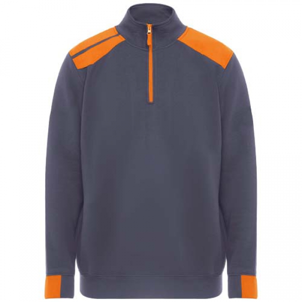 Maverick 280 g/m2 męski sweter z zamkiem błyskawicznym do połowy długości