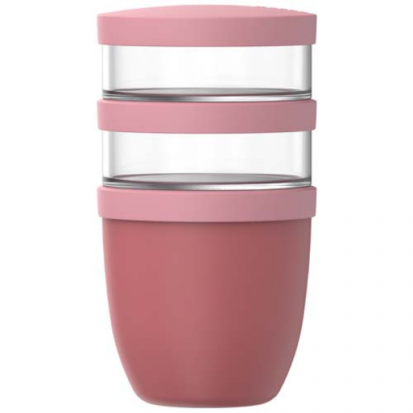 Mepal Ellipse 3-częściowy izolowany pojemnik na lunch o pojemności 500 ml + 2 x 200 ml