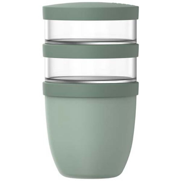 Mepal Ellipse 3-częściowy izolowany pojemnik na lunch o pojemności 500 ml + 2 x 200 ml