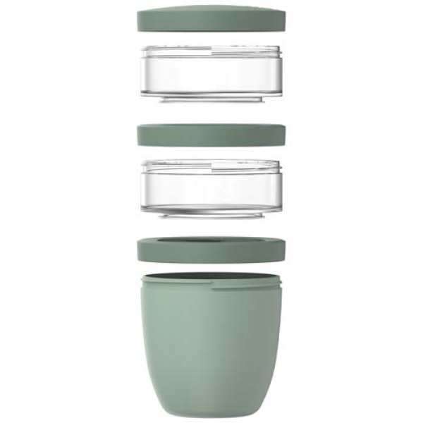 Mepal Ellipse 3-częściowy izolowany pojemnik na lunch o pojemności 500 ml + 2 x 200 ml