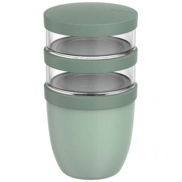 Mepal Ellipse 3-częściowy izolowany pojemnik na lunch o pojemności 500 ml + 2 x 200 ml