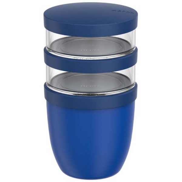 Mepal Ellipse 3-częściowy izolowany pojemnik na lunch o pojemności 500 ml + 2 x 200 ml