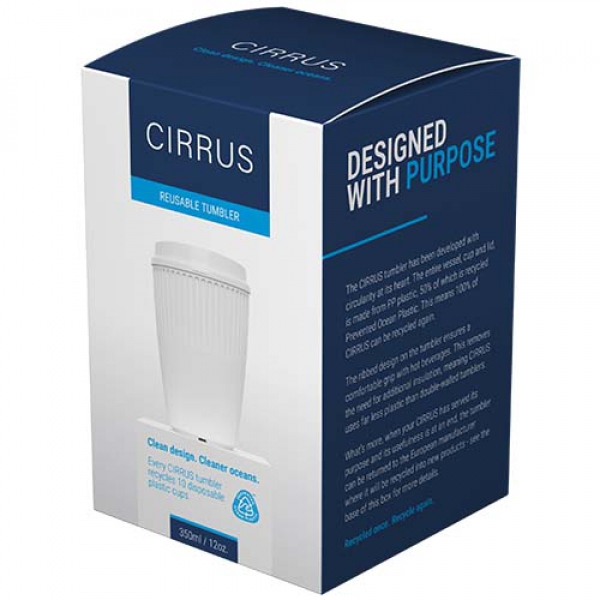 Cirrus POP kubek o pojemności 350 ml z pokrywką 360°
