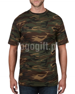 T-shirt Midweight Camouflage Tee ANVIL