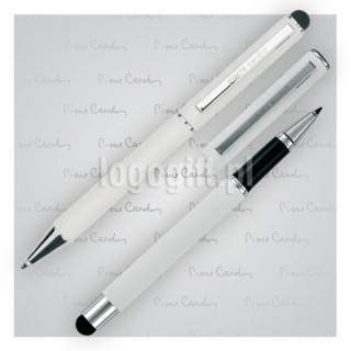 Komplet piśmienny długopis i pióro kulkowe soft touch CLAUDIE