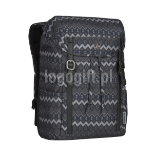 Plecak na laptopa Wenger Cohort Black Native Print 16