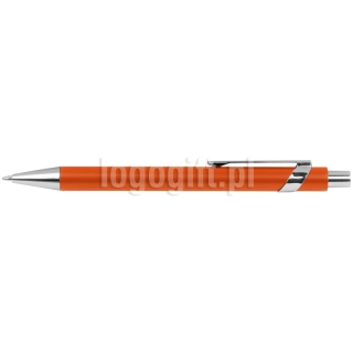 Długopis metalowy; gumowany
