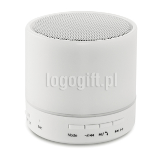 Głośnik bluetooth Round White