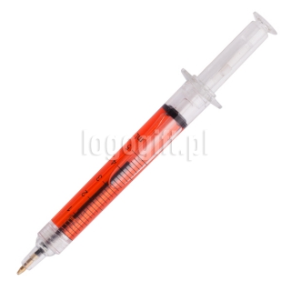 Długopis; strzykawka Cure